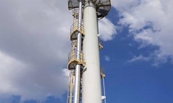 برج هیدروژن سولفوره‌زدای کارخانه بهره‌برداری هفت شهیدان بازسازی شد