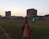 شاهکاری دیگر در فوتبال خوزستان؛ لُنگ به جای پرچم کرنر!