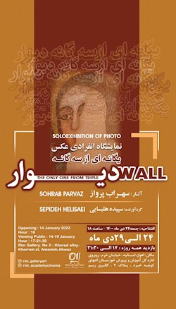 افتتاح نمایشگاه انفرادی عکس دیوار
