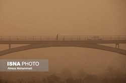 گرد و خاک در راه خوزستان