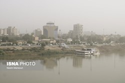 ۱۳ شهر خوزستان درگیر گرد و غبارند