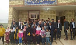 افتتاح یک مدرسه سه کلاسه در روستای صالحک امیدیه
