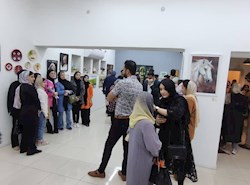گزارش تصویری افتتاح نمایشگاه طراحی و نقاشی دراهواز