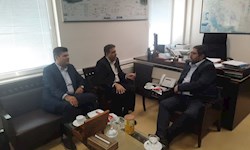 دیدار مشترک مدیر نظارت بر طرح های عمرانی مناطق نفت خیز و مدیرکل بنیاد مسکن خوزستان