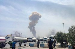 تعداد آسیب دیدگان انفجار اسکله شهید رجایی فعلا مشخص نیست / عکس های جدید