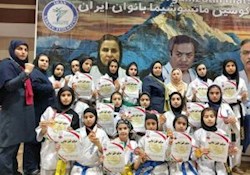 مدال های رنگارنگ سوغات کاراته کاهای مسجدسلیمانی از آوردگاه پایتخت