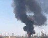 حریق در واحد ۷۵ پالایشگاه آبادان/ عملیات اطفا در حال انجام است