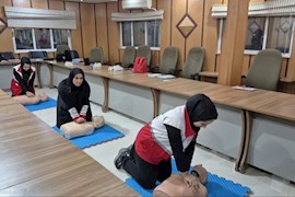 واحد های آموزش هلال‌احمر خوزستان به مانکن آموزشی بروز مجهز شدند